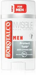 Borotalco MEN Invisible deodorante roll-on contro le macchie bianche e gialle per uomo Fragranze Musk Scent 40 ml